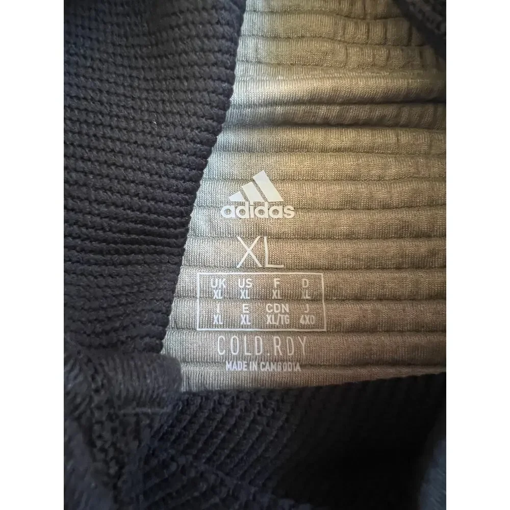 adidas Men's Black Prime C.RDY Training Hoodie Size XL GI7431 MSRP $150